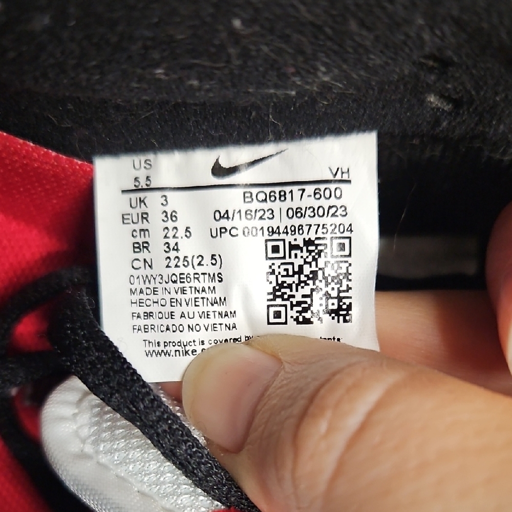 Nike SB Dunk Low Pro "J-Pack Chicago" Size 5.5 BB Used - Picture 5 of 7